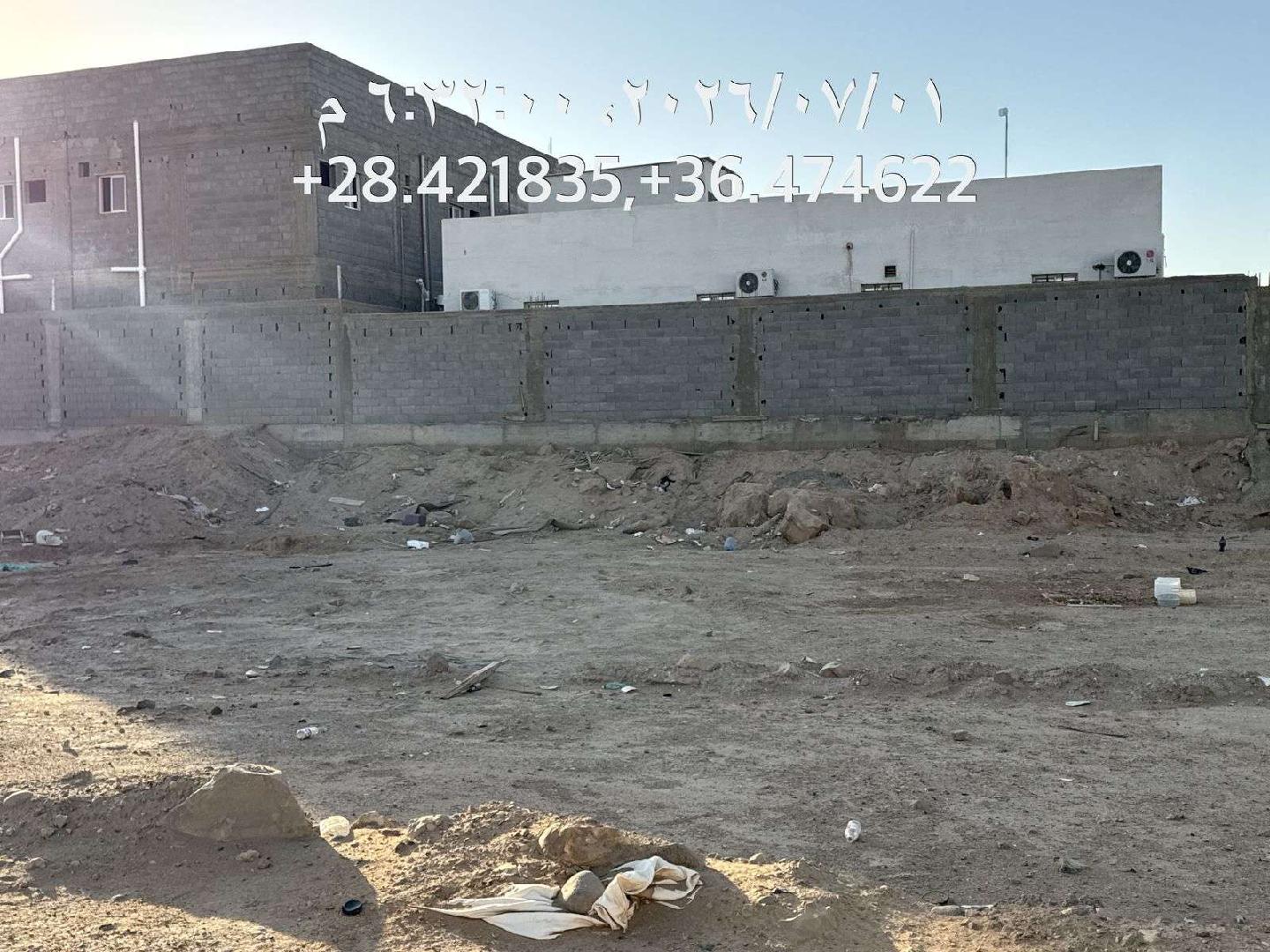 أرض سكنية تجارية حي التعاون بتبوك صك 960677004519