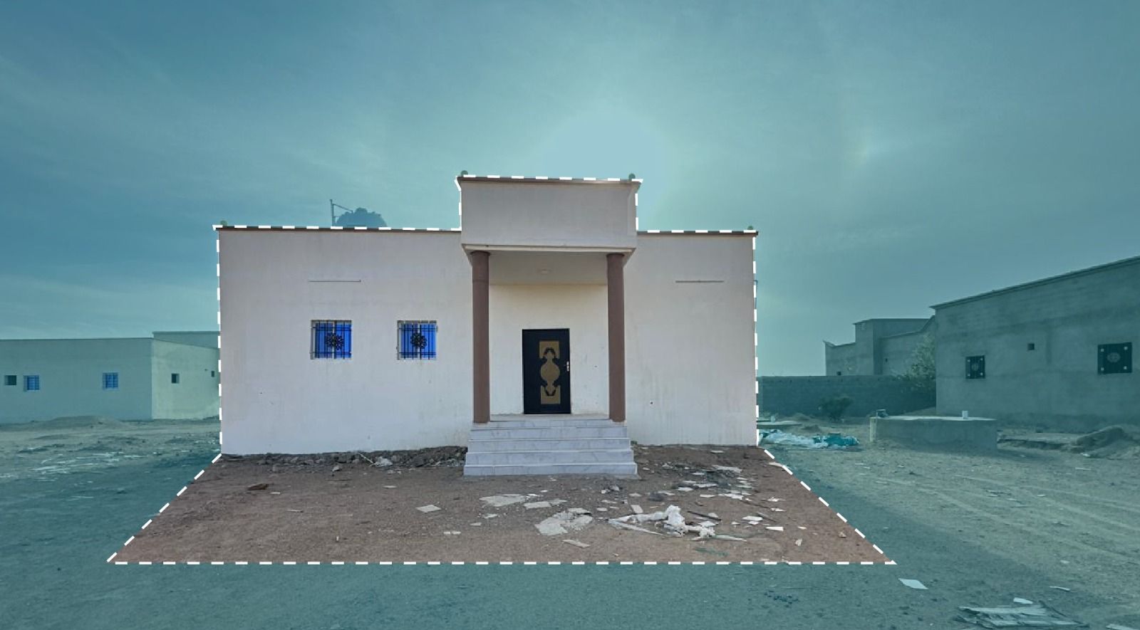 فيلا سكنية بمساحة 1705م قطعة رقم 2191 صك رقم 893318005169