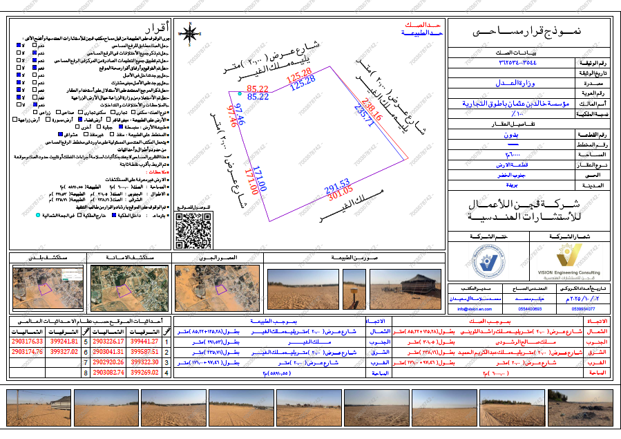 أرض بحي جنوب الخضر صك 362534003544