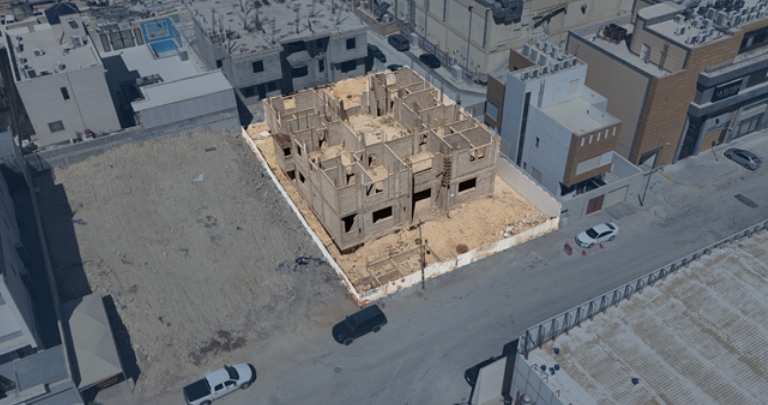 مبنى عظم سكني غير مكتمل صك رقم 3682246315800000