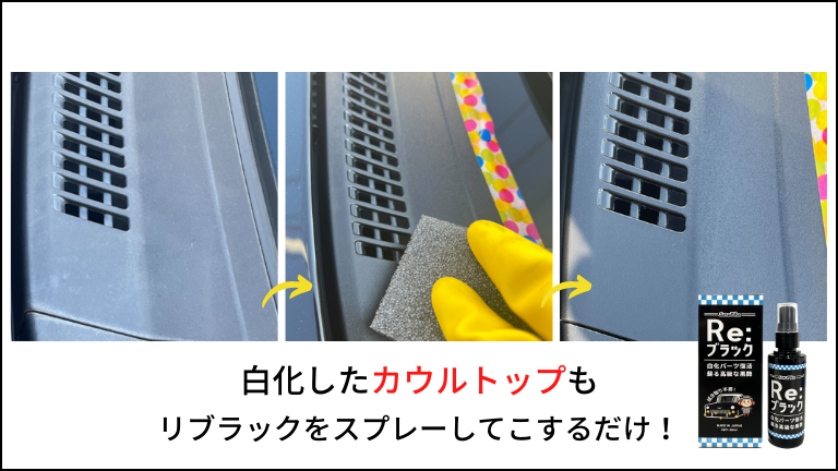 未塗装樹脂コーティングのリブラック