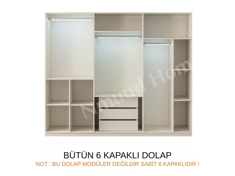 Dolce Köşe Dolaplı Yatak Odası