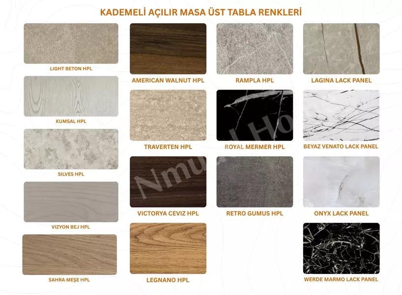 Jazz Yuvarlak Kademeli Açılır Masa