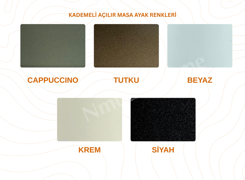 Matrix Dikdörtgen Kademeli Açılır Masa