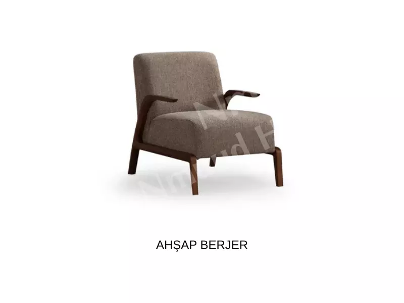 Loft Ahşap Berjer