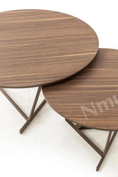 Pisagor Yuvarlak Orta Sehpa