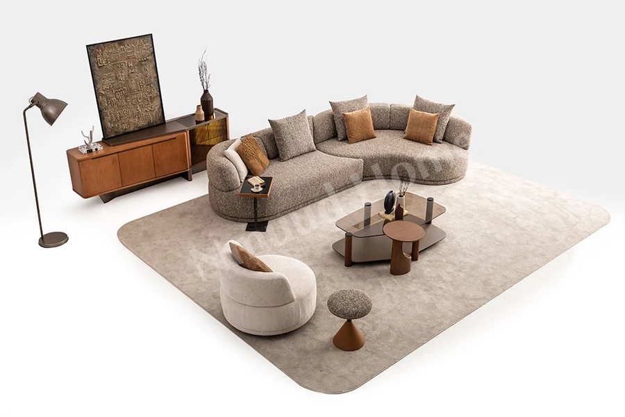 Statue Köşe Koltuk 235 * 335 Cm