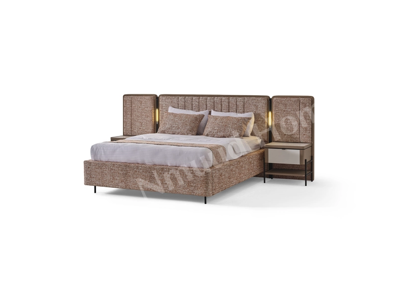 Moka Kiremit Bazalı Karyola 180 x 200