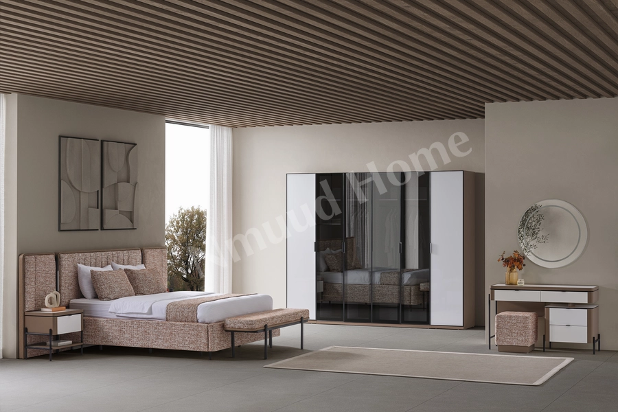 Moka Kiremit 6 Kapaklı Yatak Odası