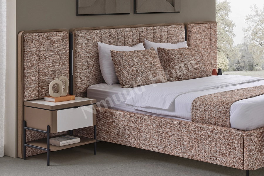 Moka Kiremit 6 Kapaklı Yatak Odası