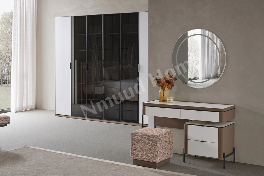 Moka Kiremit 6 Kapaklı Yatak Odası