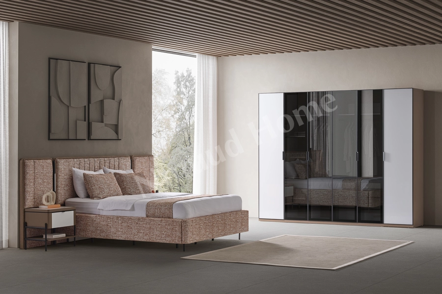 Moka Kiremit 6 Kapaklı Yatak Odası