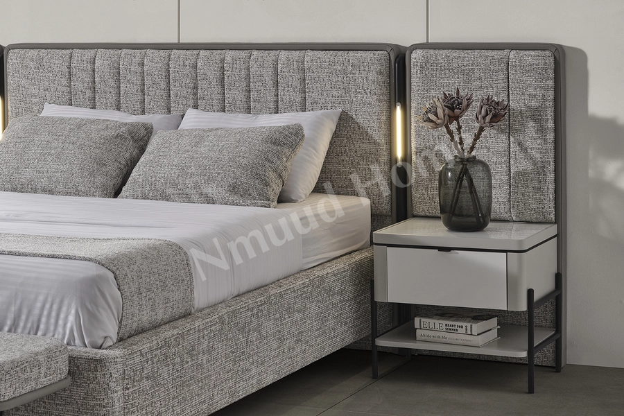 Moka Gri 6 Kapaklı Yatak Odası