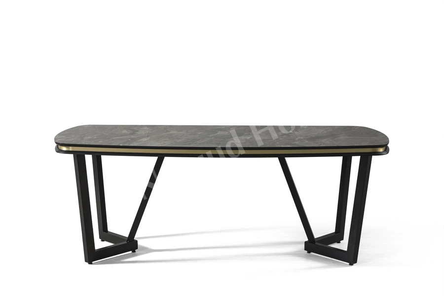 Tesla Siyah Masa & Sandalye Takımı