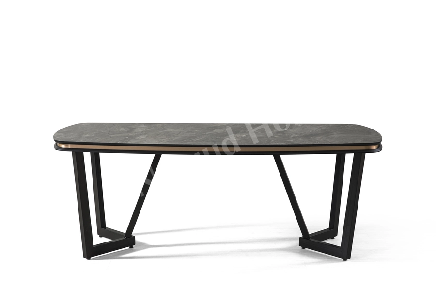 Tesla Siyah Masa & Sandalye Takımı