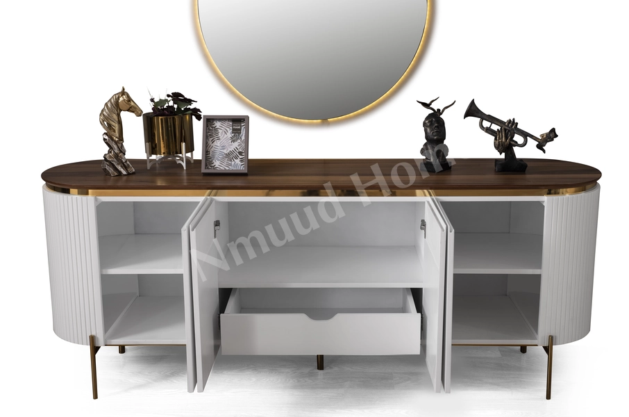 Tesla Ekru Yemek Odası