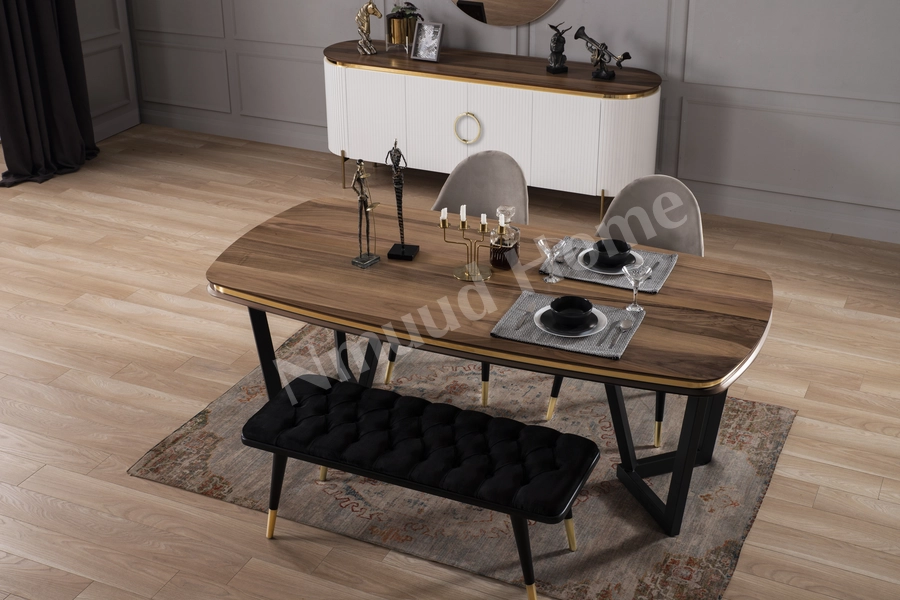 Tesla Ekru Yemek Odası