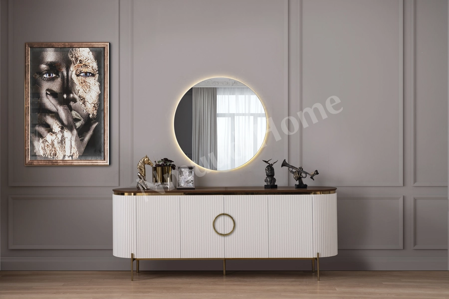 Tesla Ekru Yemek Odası