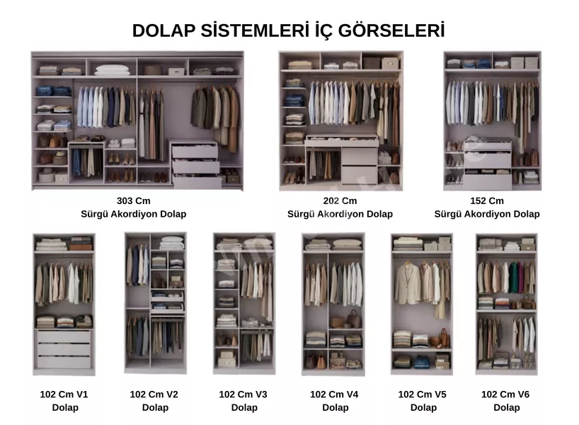 Kaşmir 6 Kapaklı Yatak Odası