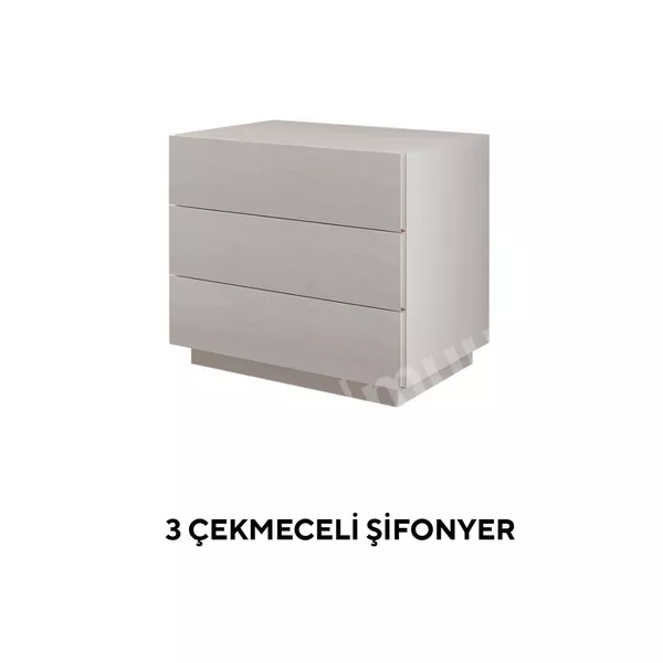 Kaşmir Şifonyer 3 Çekmeceli Blok