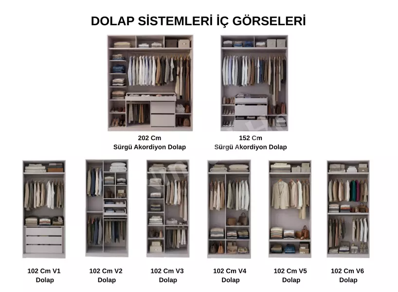 Dolunay 6 Kapaklı Yatak Odası