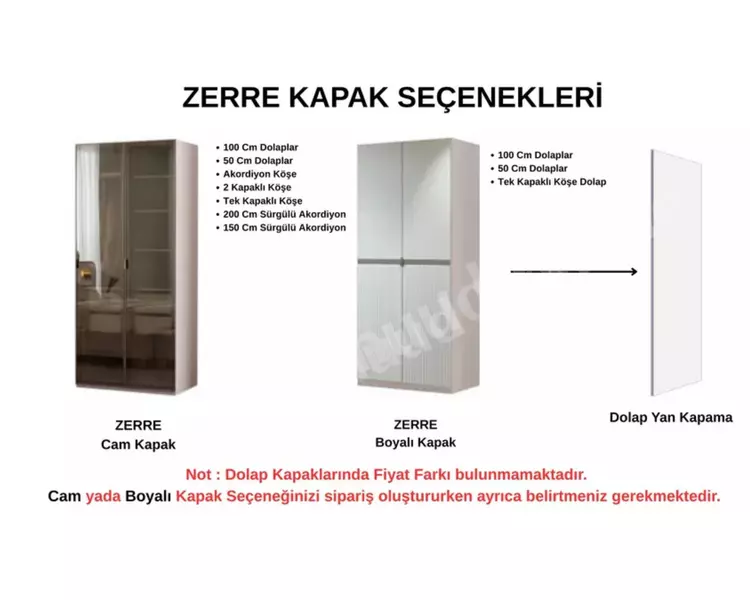 Zerre Köşe Dolaplı Yatak Odası