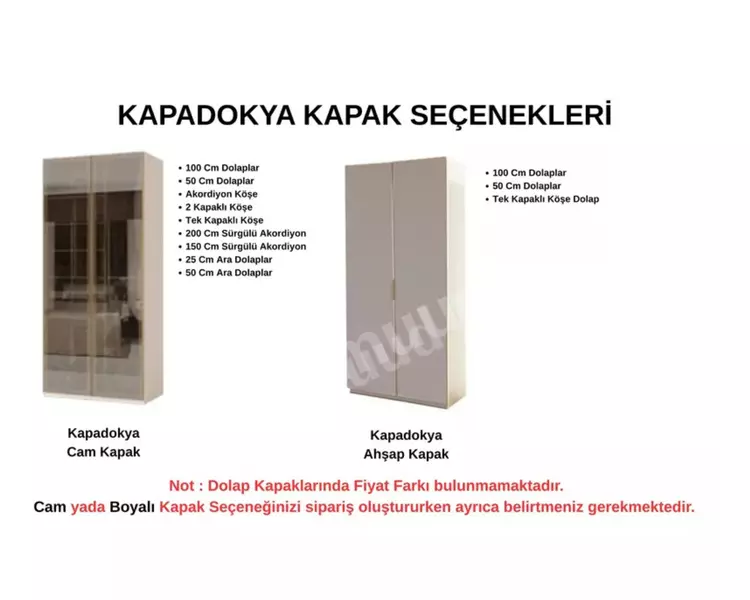 Kapadokya Köşe Dolaplı Yatak Odası