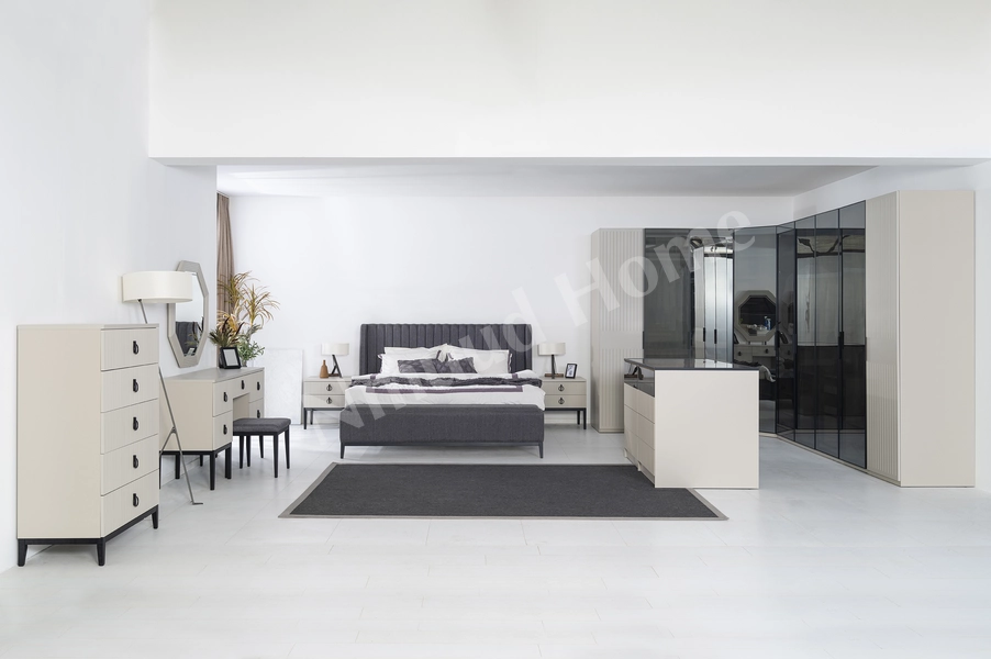 Defne Köşe Dolaplı Yatak Odası