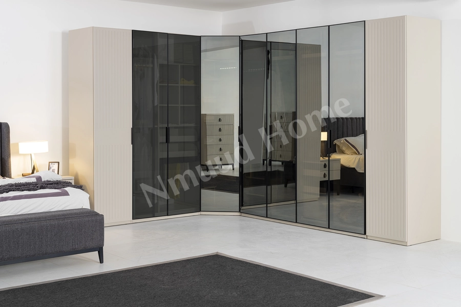 Defne Köşe Dolaplı Yatak Odası