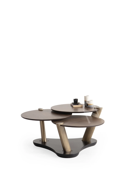 Trio Amerikan Ceviz Orta Sehpa