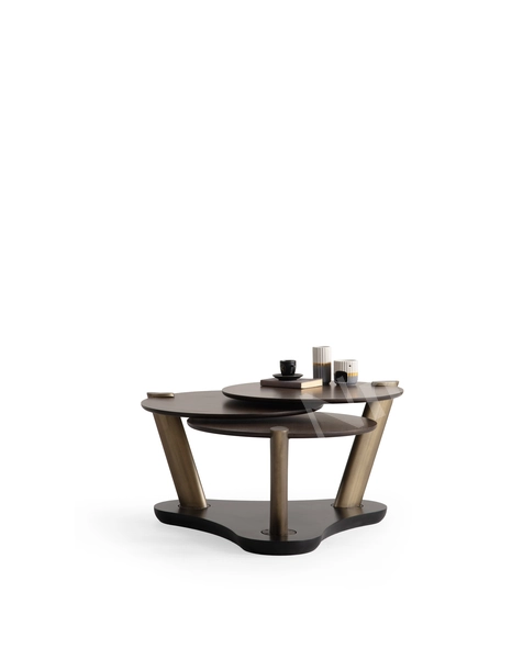 Trio Amerikan Ceviz Orta Sehpa