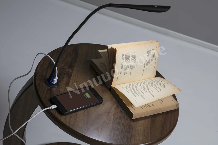 Button Ceviz Yan Sehpa