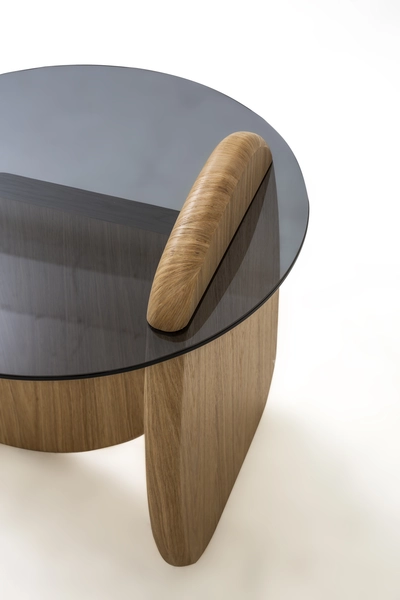 Markiz Meşe Yan Sehpa