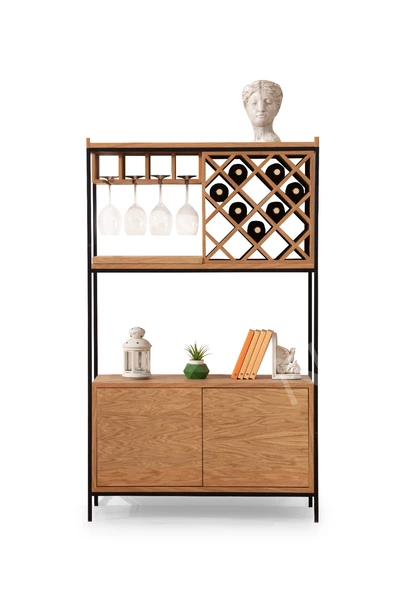 Jack Meşe İçecek Dolabı