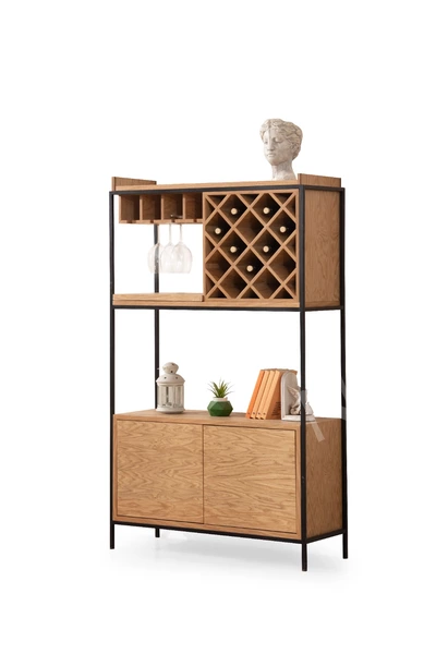 Jack Meşe İçecek Dolabı