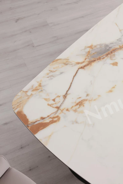 Feretti Porselen Dikdörtgen Masa (Sabit)