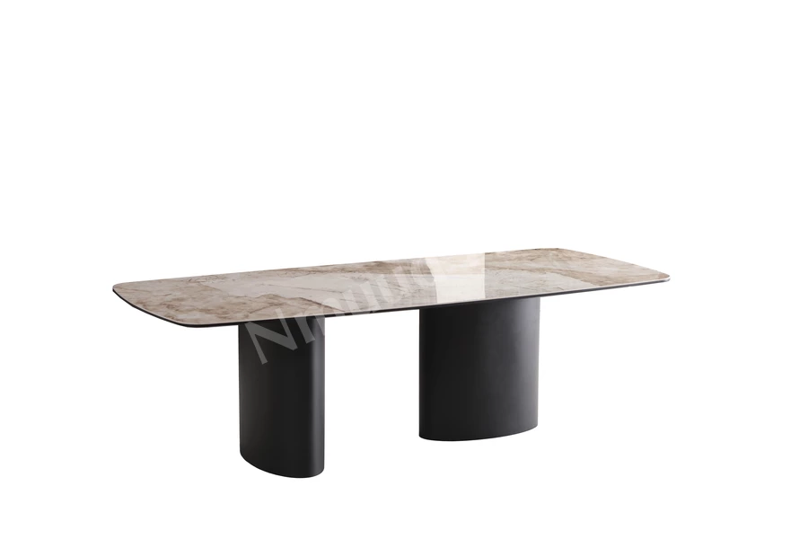 Perini Porselen Dikdörtgen Masa (Sabit)