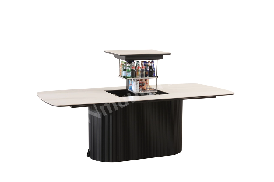 Freeze Buzdolaplı Porselen Dikdörtgen Masa (Sabit)