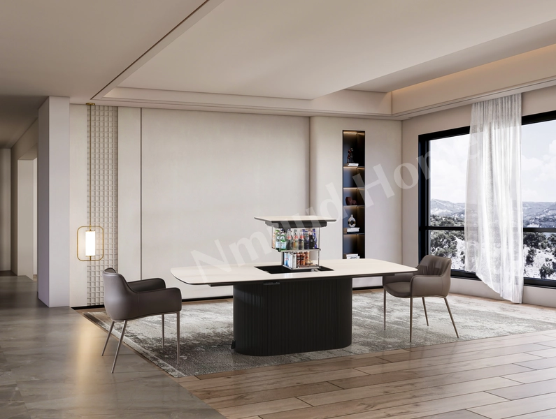 Freeze Buzdolaplı Porselen Dikdörtgen Masa (Sabit)