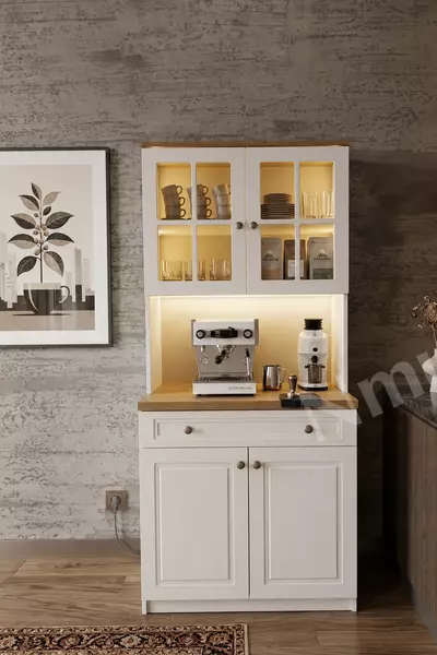 Pera 2 Kapaklı Kahve Dolabı