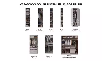 Bağdat 6 Kapaklı Yatak Odası