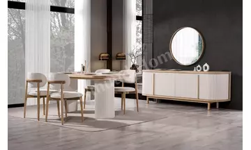 Paris Ekru Yemek Odası