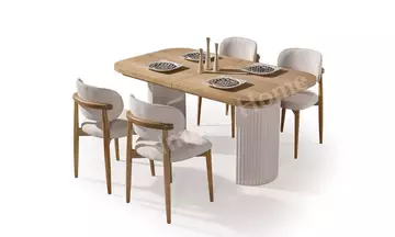 Paris Ekru Yemek Odası