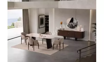 Delta Koyu Meşe - Gümüş Yemek Odası