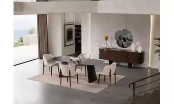 Delta Koyu Meşe - Gümüş Yemek Odası