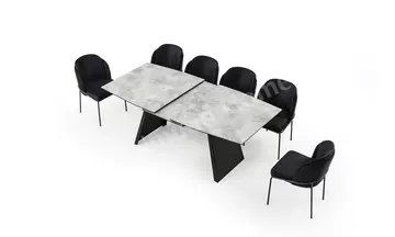 Beliz Dikdörtgen Kademeli Açılır Masa