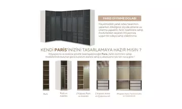 Paris 6 Kapaklı Yatak Odası