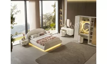 Marsel Köşe Dolaplı Yatak Odası