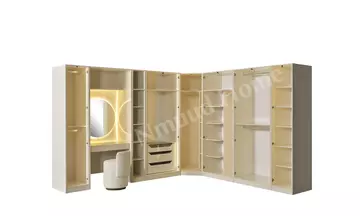 Marsel Köşe Dolaplı Yatak Odası