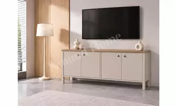 Mona 140 cm Televizyon Ünitesi Çöl Beji, Meşe